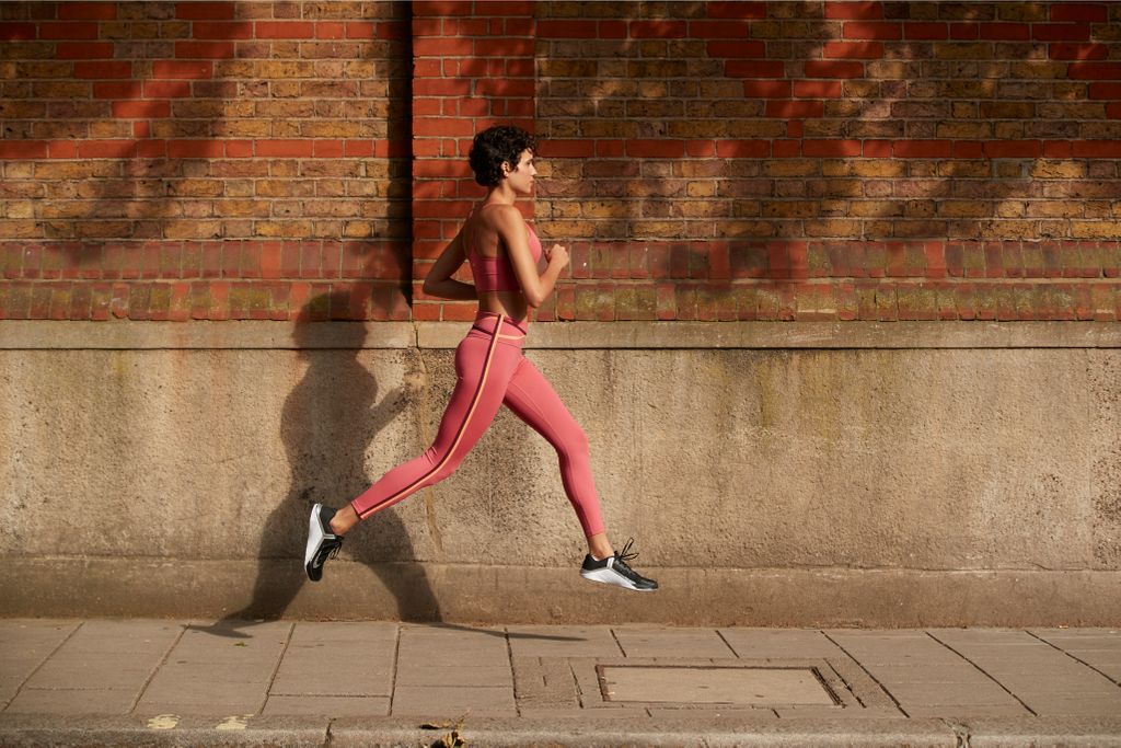 style shoot - woman running
