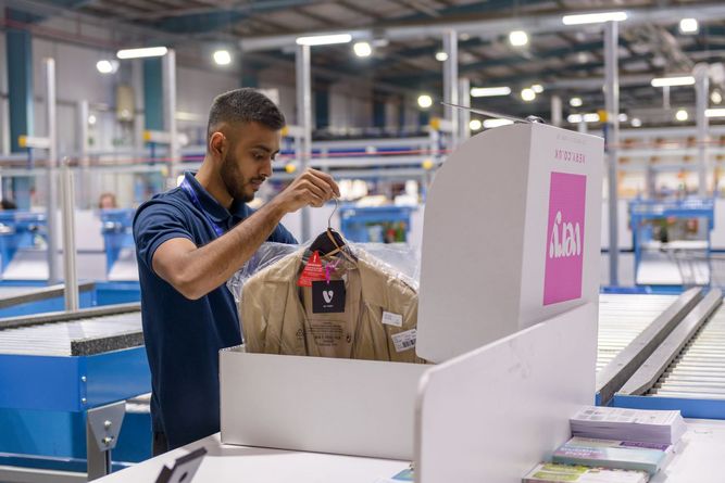 Man working in The very Group warehouse